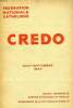 CREDO, AOUT-SEPT. 1934. COLLECTIF
