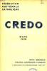 CREDO, MARS 1939. COLLECTIF
