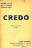 CREDO, JUIN-JUILLET 1939. COLLECTIF