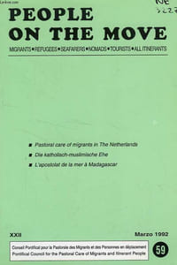 PEOPLE ON THE MOVE, ANNO XXII, N° 59, MARZO 1992
