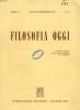 FILOSOFIA OGGI, ANNO I, N° 3, LUGLIO-SETT. 1978. COLLECTIF