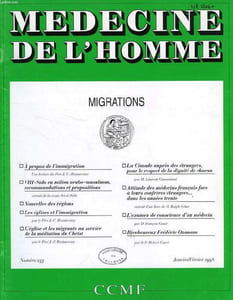MEDECINE DE L'HOMME, N° 233, JAN.-FEV. 1998, REVUE DU CENTRE CATHOLIQUE DES MEDECINS FRANCAIS