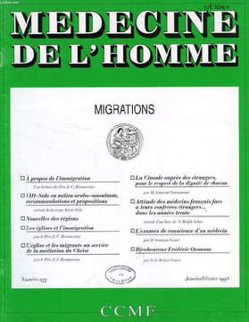 MEDECINE DE L'HOMME, N° 233, JAN.-FEV. 1998, REVUE DU CENTRE CATHOLIQUE DES MEDECINS FRANCAIS. COLLECTIF
