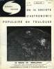 BULLETIN MENSUEL DE LA SOCIETE D'ASTRONOMIE POPULAIRE DE TOULOUSE, 68e ANNEE, N° 593, FEV. 1977. COLLECTIF