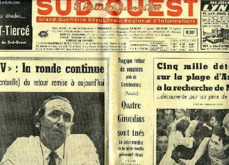 DOSSIER DE JOURNAUX ET DE COUPURES DE JOURNAUX, LE PRIX DES TROIS COURONNES, 1965 (ARCHIVES DE PIERRE DAGUERRE). COLLECTIF