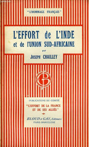 L'EFFORT DE L'INDE ET DE L'UNION SUD-AFRICAINE