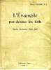 L'EVANGILE PAR-DESUS LES TOITS, RADIO-SERMONS, SERIE 1927. LHANDE R.P. PIERRE, S. J.