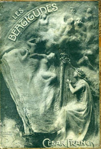 LES BEATITUDES D'APRES L'EVANGILE, POEME EN MUSIQUE, PARTITION CHANT ET PIANO