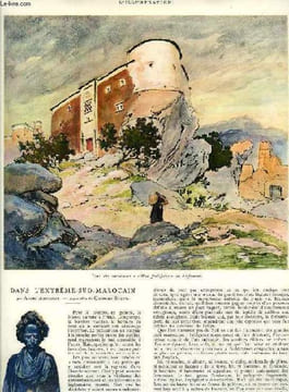 DANS L'EXTREME-SUD-MAROCAIN (EXTRAIT DE L'ILLUSTRATION). ARMANDY ANDRE, SCOTT GEORGES