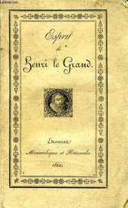 ESPRIT DU ROI HENRI LE GRAND