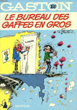 GASTON, R2, LE BUREAU DES GAFFES EN GROS. FRANQUIN, JIDEHEM