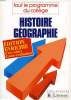HISTOIRE GEOGRAPHIE, TOUT LE PROGRAMME DU COLLEGE. BOTTON-BOUGET ANNE