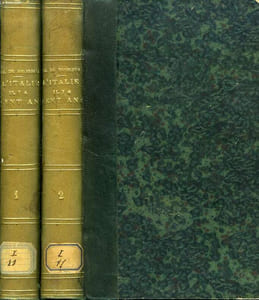L'ITALIE IL Y A CENT ANS, OU LETTRES ECRITES D'ITALIE A QUELQUES AMIS EN 1739 ET 1740, 2 TOMES