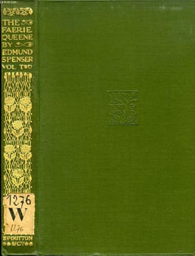 THE FAERIE QUEENE, VOL. II (DISPOSED INTO TWELVE BOOKS FASHIONING TWELVE MORAL VERTUES). SPENSER EDMUND