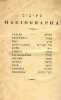 HAGIOGRAPHA (Psalmi. Proverbia. Iob. Cant. Cantic. Ruth. Threni. Ecclesiastes. Esther. Daniel. Ezra. Nehemia. Chronica). COLLECTIF