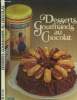 Desserts gourmands au chocolat - Recettes proposées par Michel Simon, professeur de pâtisserie à l'école hôrelière de Paris.. Simon Michel