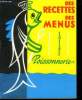 Des recettes, des menus : poissonnerie. Anonyme