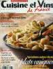 Cuisine et Vins de France - n° 75 - janvier - Février 2001 : La magie de l'Inde - Croustades d'oeufs mollets aux épinards et un vin de pays d'Oc - ...