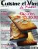 Cuisine et Vins de France - n° 88 - Novembre 2002 : Desserts de toujours - Les marrons d'Ardèche - Richard Mebkhout à la Grande Cascade. Tartes fines ...