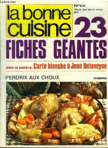 La Bonne cuisine n° 24 - Octobre - Novembre 1978 :