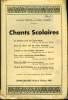 CHANTS SCOLAIRES POUR TA FÊTE. DOLLET MARCELLE