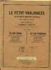 LE PETIT VIOLONISTE (1er VOLUME), COLLECTION DE MORCEAUX CLASSIQUES POUR VIOLON ET PIANO.. ARMAND PARENT.