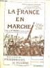 LA FRANCE EN MARCHE.. MME RADINO. PAROLES DE F.VIEUX &MUSIQUE DE L.WAEL.