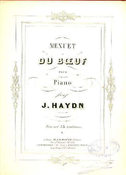 MENUET DU BOEUF.. J. HAYDN.