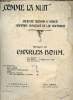 COMME LA NUIT. POUR PIANO SEUL.. CHARLES BOHM.