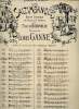 "LES SALTIMBANQUES. AIR ""RENONCE A TON REVE ORGUEILLEUX"". N°23.". PAROLES: MAURICE ORDONNEAU, MUSIQUE: LOUIS GANNE.