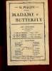 MADAME BUTTERFLY. AIRS DETACHES SANS ACCOMPAGNEMENT.. G. PUCCINI.
