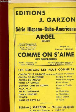 COMME ON S'AIME ( UN COMPROMISO ).. A. ET G.GARCIA SEGURA.