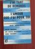 J'AI TANT DE REMORDS / L'AMOUR QUE J'AI POUR TOI.. J.SCHROEDER, JEFF RABIN& RAYMOND DUTCH/BOB NEWMAN.