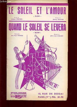 LE SOLEIL ET L'AMOUR SLOX / QUAND LE SOLEIL SE LEVERA SLOW.. JIMMY WALTER / JEAN LOUP CHAUBY.