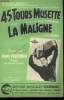 45 tours musette / La maligne. Boussereau Pierre, Thomas Lucien