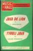 Java du lion/ Tyroli Java. Medinger J., Normand Claude