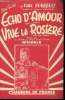 Echo d'amour / Vive la Rosi&egrave;re. Aimable