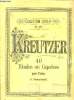 40 Etudes ou caprices pour le violon de Kreutzer. Kreutzer
