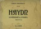 Haydn symphonies à 4 mains,Cag.I (N° 1-6). Haydn Josef