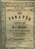 Sonate pour piano- Sonaten fur das pianoforte solo N&deg; 2 sonate en A. Mozart W.A./ Stolze H.W
