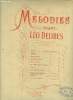 Mélodies pour chant. Delibes Léo