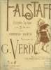 Falstaff, comédie lyrique en 3 actes. Verdi G.