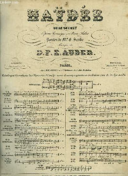Haydée ou le secret, opéra comique en trois actes. Auber D.F.E.