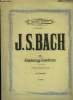 15 dreistimmige Inventionen, 15 intervention à 3 voix pour piano. J.S.Bach