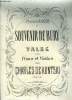 Souvenir de Bury, valse pour piano et violon. De Kontski Charles