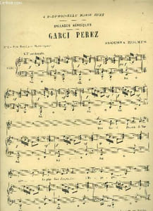 Garci Perez, pour piano