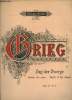 Zug der zwerge, Klavierstuck,/ Marche des nains pour piano opus 54 N° 3. Grieg Edvard