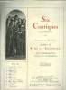 Six cantiques à une ou plusieurs voix avec accompagnement d'orgue ou d'harmonium. De la Tombelle F.