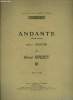 Andante (offertoire) pour orgue. Rabey René