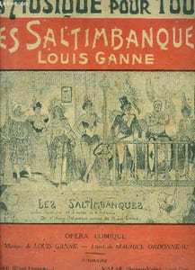 La musique pour tous - n°80 7° annee - les saltimbanques : valse + air de marion + triolets + valse c'est l'amour + chanson militaire + villanelle